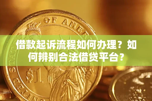 武汉借款起诉流程如何办理？如何辨别合法借贷平台？