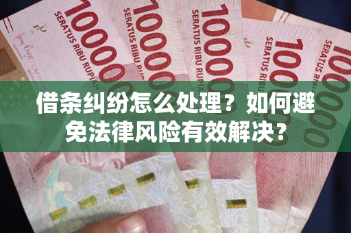 武汉借条纠纷怎么处理？如何避免法律风险有效解决？