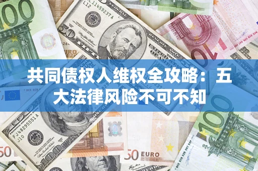 武汉共同债权人维权全攻略：五大法律风险不可不知