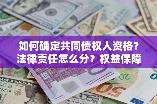 武汉如何确定共同债权人资格？法律责任怎么分？权益保障技巧揭秘！