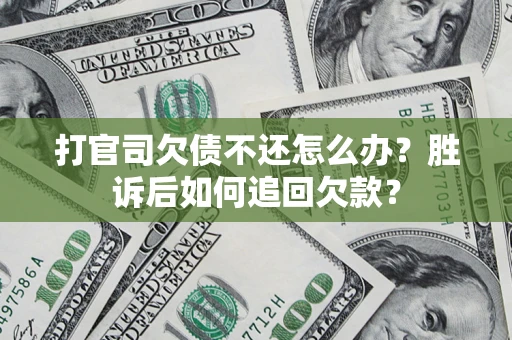 武汉打官司欠债不还怎么办？胜诉后如何追回欠款？