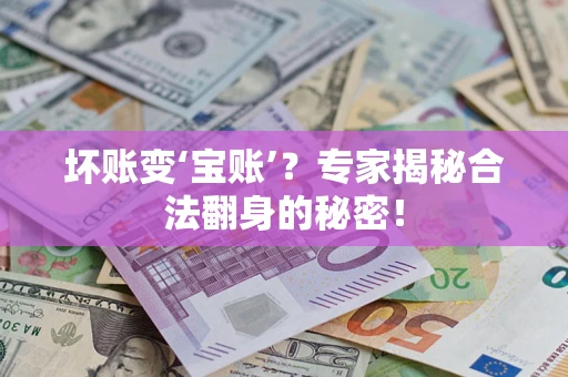 武汉坏账变‘宝账’？专家揭秘合法翻身的秘密！