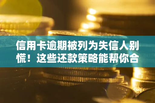 武汉信用卡逾期被列为失信人别慌！这些还款策略能帮你合法止损