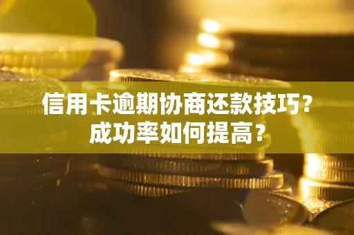 武汉信用卡逾期协商还款技巧？成功率如何提高？