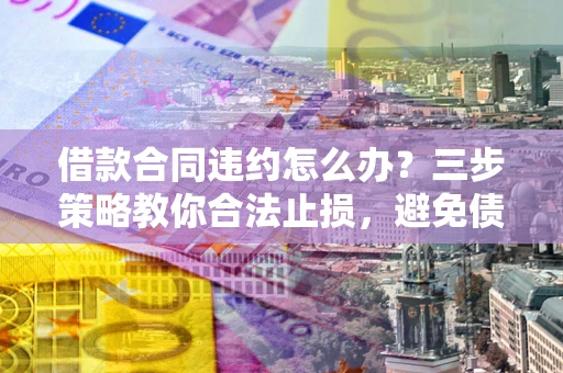 武汉借款合同违约怎么办？三步策略教你合法止损，避免债务危机升级