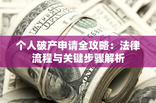 武汉个人破产申请全攻略：法律流程与关键步骤解析