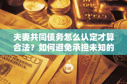 武汉夫妻共同债务怎么认定才算合法？如何避免承担未知的债务风险？